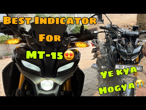 Best Indicator For MT-15😍|| Under ₹500 || Ye kya hogya😱 #mt15bike #mt15v2 #mt15lover #mt15modified