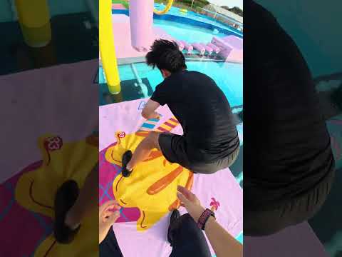 Real-life obstacle course game，It's so fun#funny #games #pov #sports #extremesports #stunt #parkour