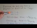 Estimating Costs and Rounding Numbers