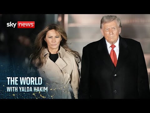 Donald Trump lands in the UK for his second state visit | The World with Yalda Hakim