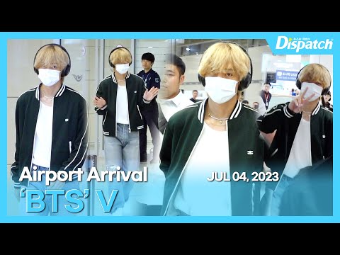 뷔(방탄소년단), "스웨트 재킷만 걸쳐도, 럭셔리" l V(BTS), "So Luxury, Even with a a sweat jacket" [공항]