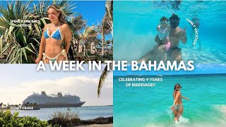 we've been married 9 years!! family vacation in the bahamas