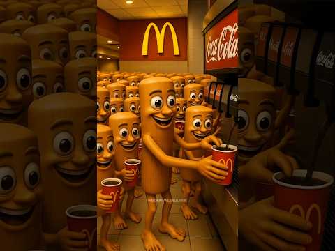 🍔100 Sahuri at McDonalds.. #sahur #brainrot #mcdonalds
