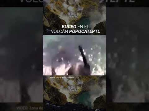 🌋🤿😱Buceo en el cráter del Volcán Popocatépetl