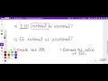 Exploring Rational and Irrational Numbers