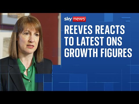 GDP figures show 'economy grew strongly' but 'we are not complacent', Reeves says