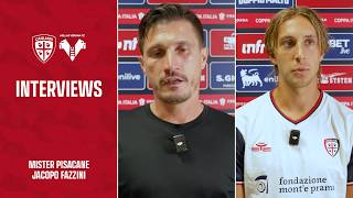INTERVISTE | Pisacane e Fazzini dopo Cagliari-Verona | COPPA ITALIA FRECCIAROSSA
