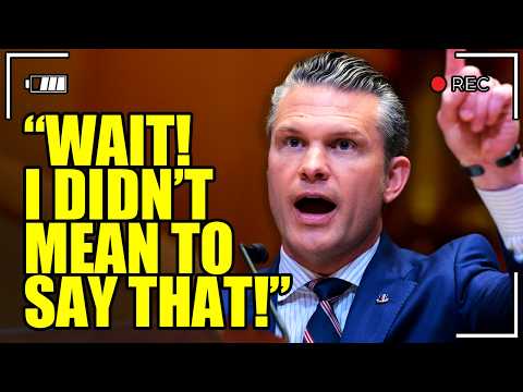 Trump PANICS as Pete Hegseth Makes INCRIMINATING Slip up