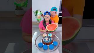 Wednesday Season 2 cake vs Godiva chocolate ice cream challenge!🍨 #funny by Ethan Funny Family
