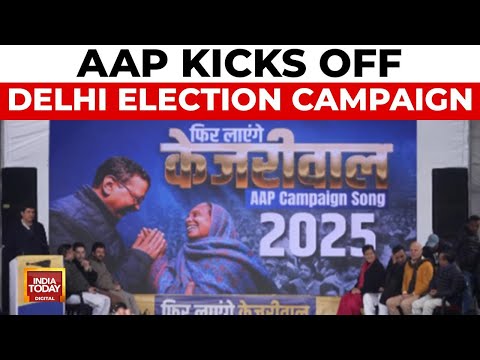 AAP Launches Campaign Song as Delhi Election Battle Heats Up | India Today