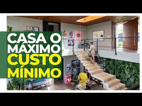 ESSA CASA IMENSA É O MÁXIMO - ARQUITETURA MODERNA COM CUSTOS MÍNIMOS E VÁRIAS DICAS DE ECONOMIA