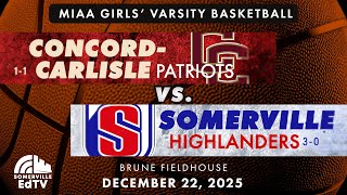 SHS Girls' Basketball vs Concord-Carlisle 12-22-25