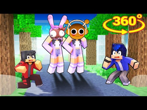 Aphmau BAD SPRUNKI CLONES in Minecraft 360°!