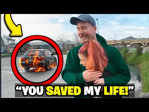 7 Times YouTubers SAVED PEOPLE'S LIVES! (MrBeast)