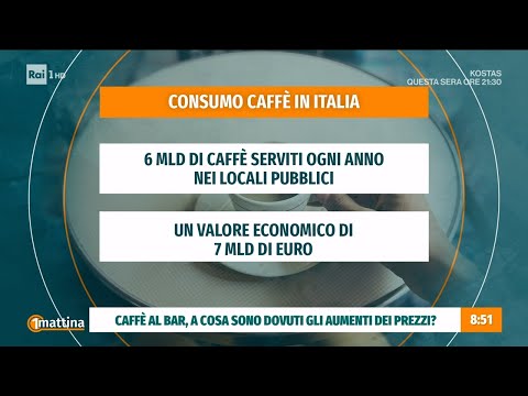 Espresso: quanto ci costi? - Unomattina 12/09/2024