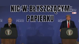 Trump nie dobił targu, spotkanie na Alasce zakończyło się przed czasem