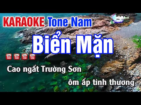 Biển Mặn Karaoke Beat Tone Nam 2025 Nhạc Sống Thanh Ngân