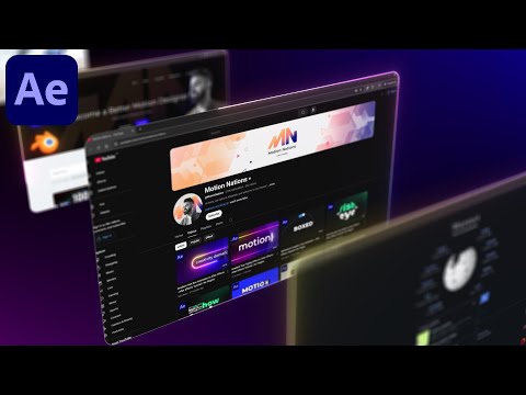 Clean Elegant 3D UI Animation in After Effects - After Effects Tutorial | No Plugins