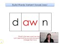 Exploring Variant Vowels and Digraphs in Phonics