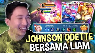 COMBO ODETTE JOHNSON BERSAMA LIAM !! SUSAH BANGET KAYAK MAIN BERDUA DOANG !! #MLBBIDCreator