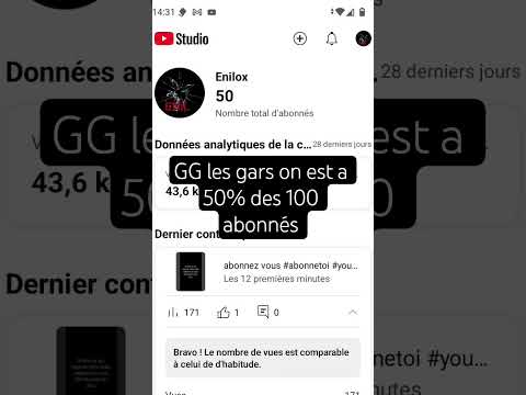 les 50%#youtube #abonner
