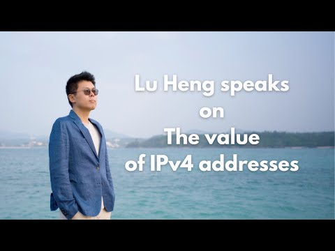 Speaker Series 12 : The value of IPv4 addresses - IP  Addresses | Internet | Web | IPv4