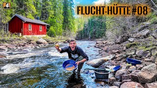 GOLDRAUSCH in SCHWEDEN & Outdoor-Küche für die FLUCHTHÜTTE bauen | Survival Mattin