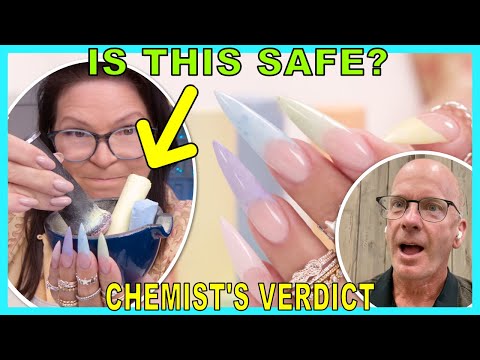 Suzie Tests Mixing Chalk With Acrylic Powder. Is It Safe? 🤔 Chemist Reacts