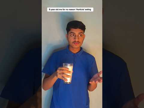হরলিক্স খাওয়া নিয়ে যা কান্ড ঘটলো।🤣|9 year old me for no reason eating Horlicks #shorts #comedy