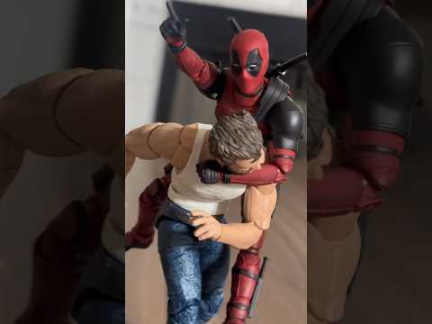 Whoโs ready for the Deadpool 3 trailer?! #actionfigure #deadpool #wolverine #deadpool3 #spiderman