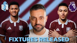 A Look At Aston Villa's 26/27 Premier League Fixtures