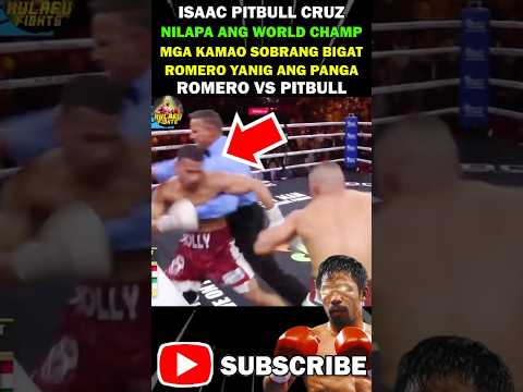 PITBULL CRUZ SOBRANG LAKAS NG KAMAO YANIG ANG PANGA NG WORLD CHAMP! pinoy boxing latest fight 2025