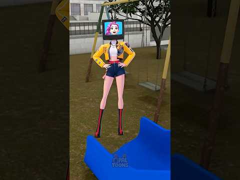 Rumi & Jinu: The Slide That Drove Jinu Crazy!| KPop Demon Hunters #shortsvideo #funny