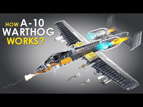 A-10 Warthog Jet Explained #jet