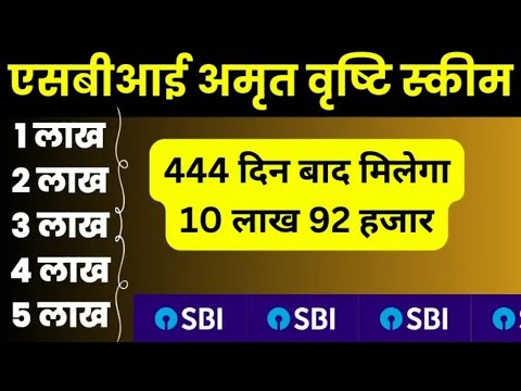 SBI की जबरदस्त Plan | Amrit Vrishti FD स्कीम ब्याज Rate 7.75% | Amrit Vrishti Yojana 2025