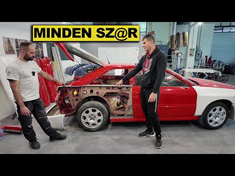 NEM ERRE SZÁMÍTOTTUNK 😮‍💨 Audi S2 Project 4. rész - A kasztni🔧⚙️