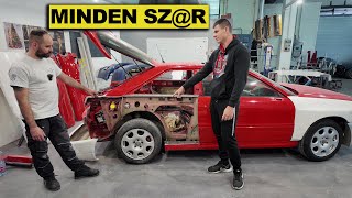NEM ERRE SZÁMÍTOTTUNK 😮‍💨 Audi S2 Project 4. rész - A kasztni🔧⚙️