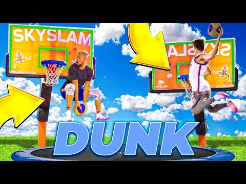 LAST TO MISS TRAMPOLINE DUNK... I'll Buy You Anything Challenge!!