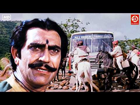 डाकू अमरीशपुरी -गाँव वालो की एक एक बोटी चील कौवा को खिला दूंगा... विद्रोही मूवी | अमरीश पूरी मूवी