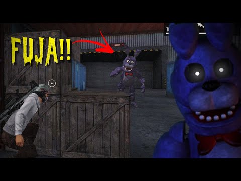 CAÍ CONTRA o BONNIE FNAF no MODO X1 do FREE FIRE!