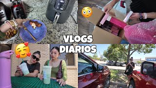 fuimos a lavar el carro🧽| caja grande de puro maquillaje🫢| STARBUCKS y más..