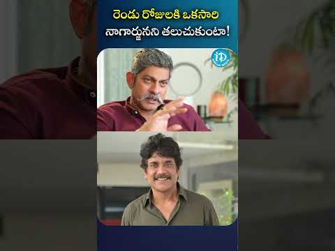Jagapathi Babu About Nagarjuna | #idreamfilmnagar
