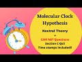 Molecular Clock and Mutation Rates