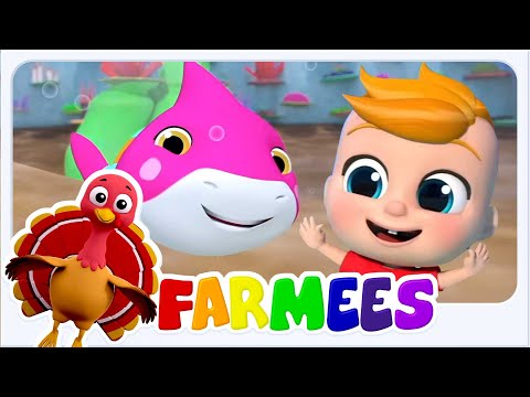 Bébé Requin Chanson  + Plus Farmees 3d Comptines pour Enfants en Française