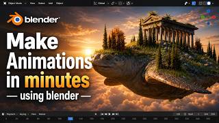 Making animations in blender in minutes