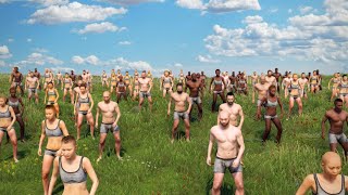 YouTube thumbnail for Throat's video titled 'I Doorcamped Them With 60 People...  (Ft.Gupp)'