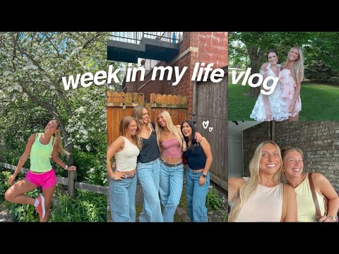 week in my life vlog | meet my new friends, running a 10k, besties bridal shower