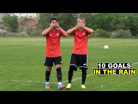 SUMMER SOCCER OLYMPICS GAME 2 ⚽️ 10 GOALS IN THE RAIN!