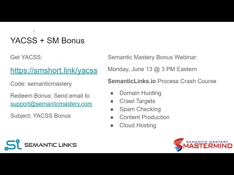 YACSS Cloud Stacking by Jesper Nissen + Semantic Mastery Bonus