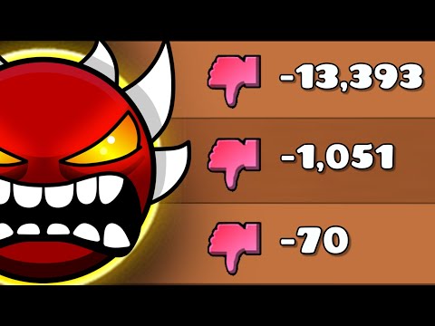 5 Most DISLIKED Extreme Demons in Geometry Dash